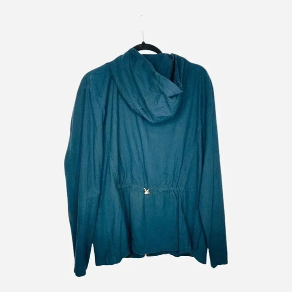 Fresh Produce Women's Long Sleeve Full Zip Jacket Blue Hoodie Size X-Large VGUC - Picture 2 of 16